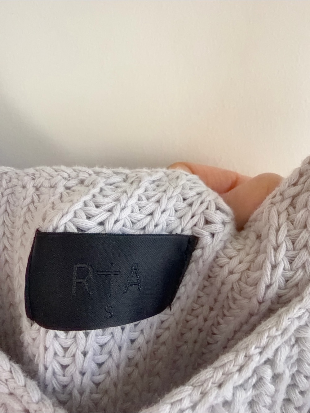 NWOT RTA Womens Light Gray Knit Dress- RTA